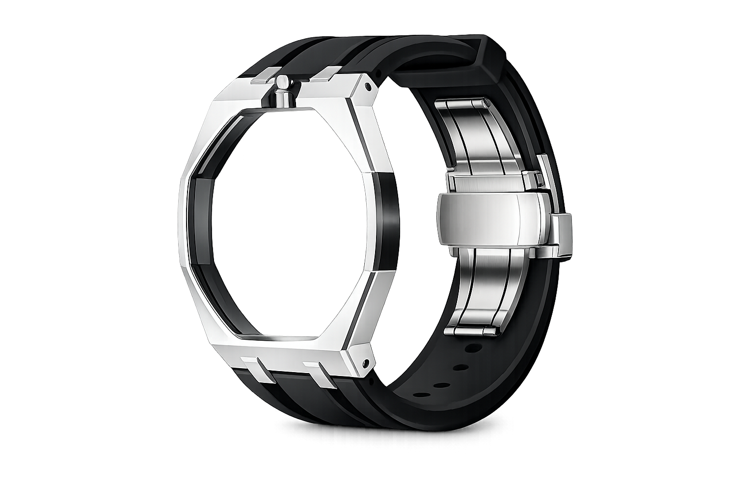 Bracelet Acier & Silicone Compatible Royal Pop