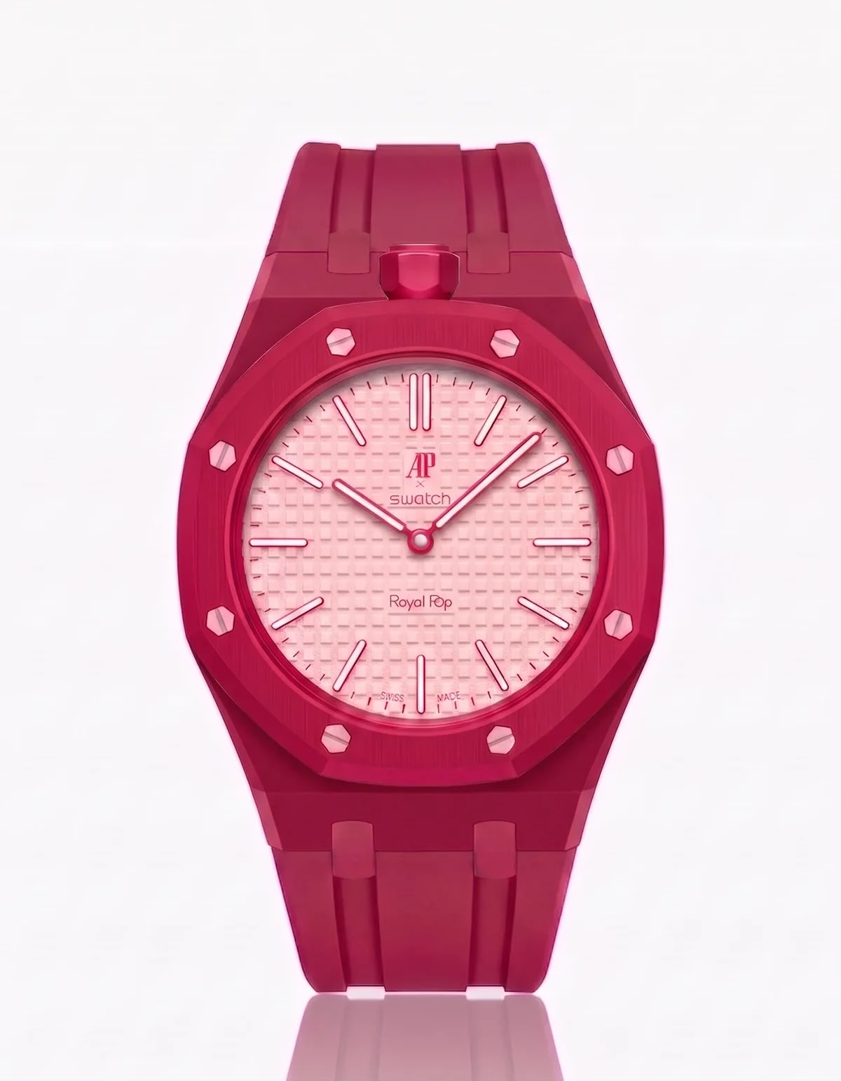 Bracelet Céramique & Silicone Compatible Royal Pop Otto Rosso