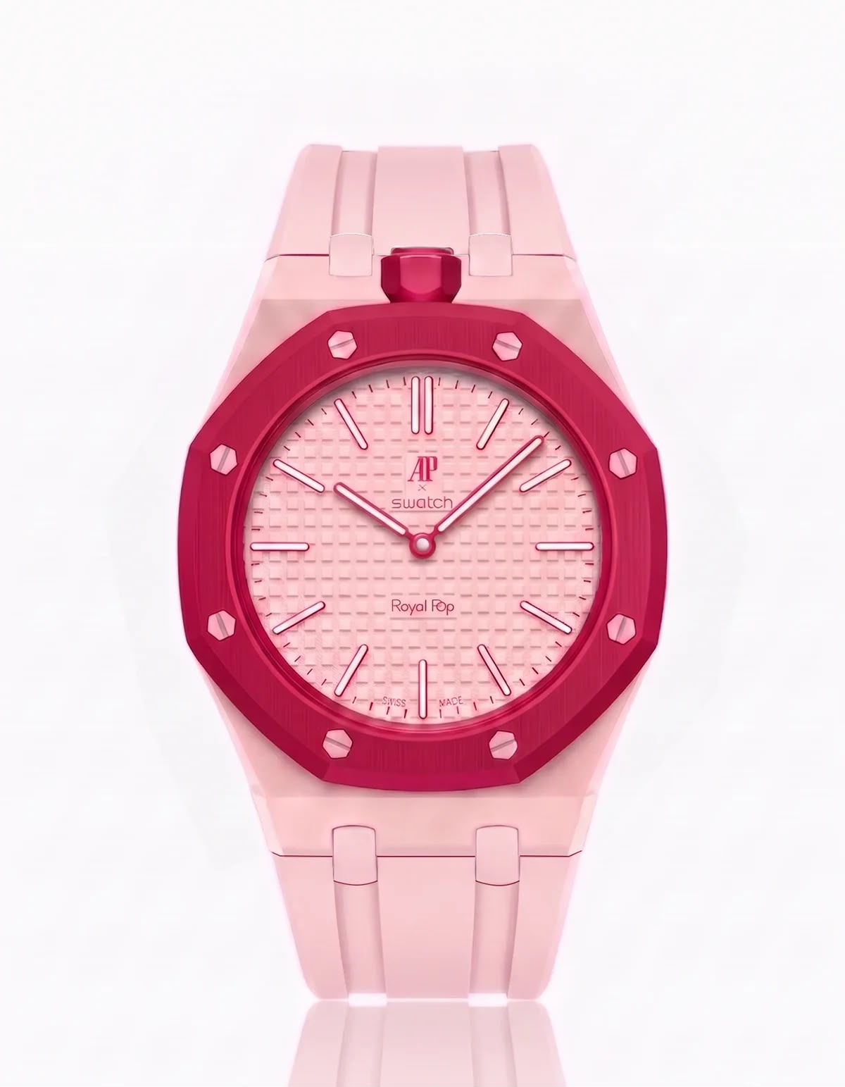 Bracelet Céramique & Silicone Compatible Royal Pop Otto Rosso