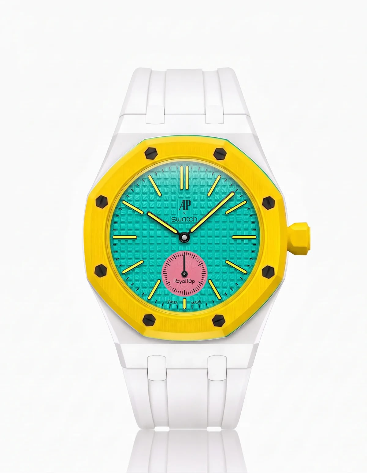 Bracelet Céramique & Silicone Compatible Royal Pop OTG Roz