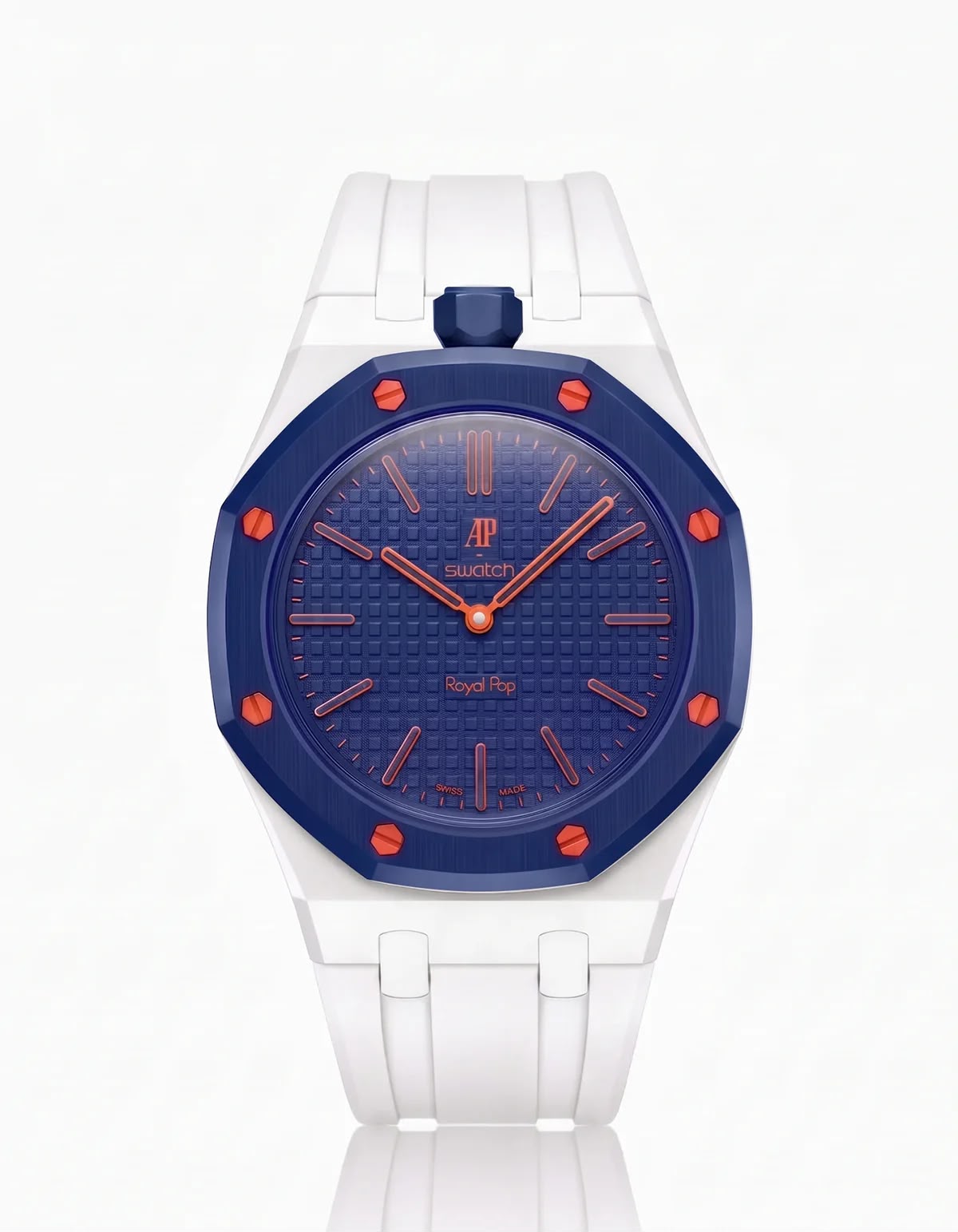 Bracelet Céramique & Silicone Compatible Royal Pop Orenji Hachi