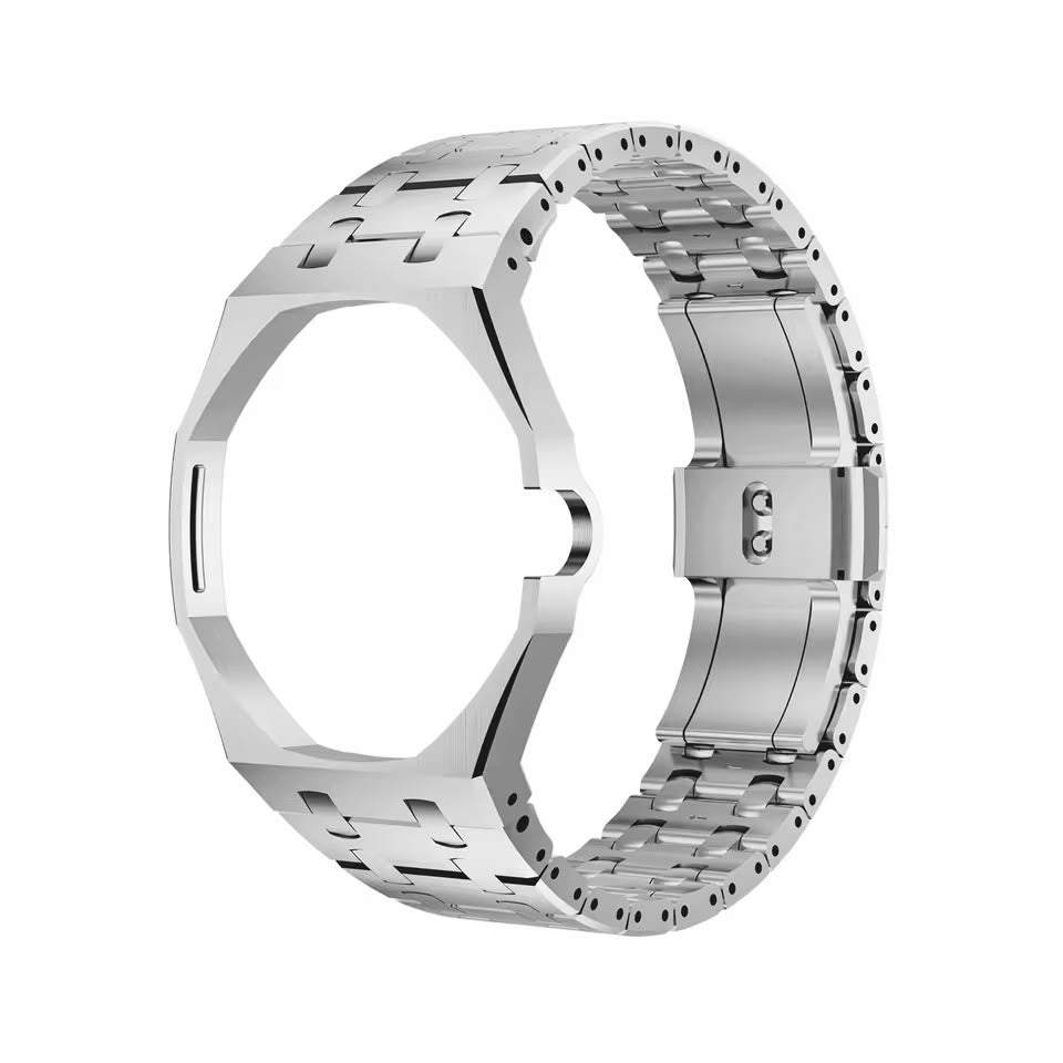 Bracelet Acier Gris Inoxydable Compatible Royal Pop