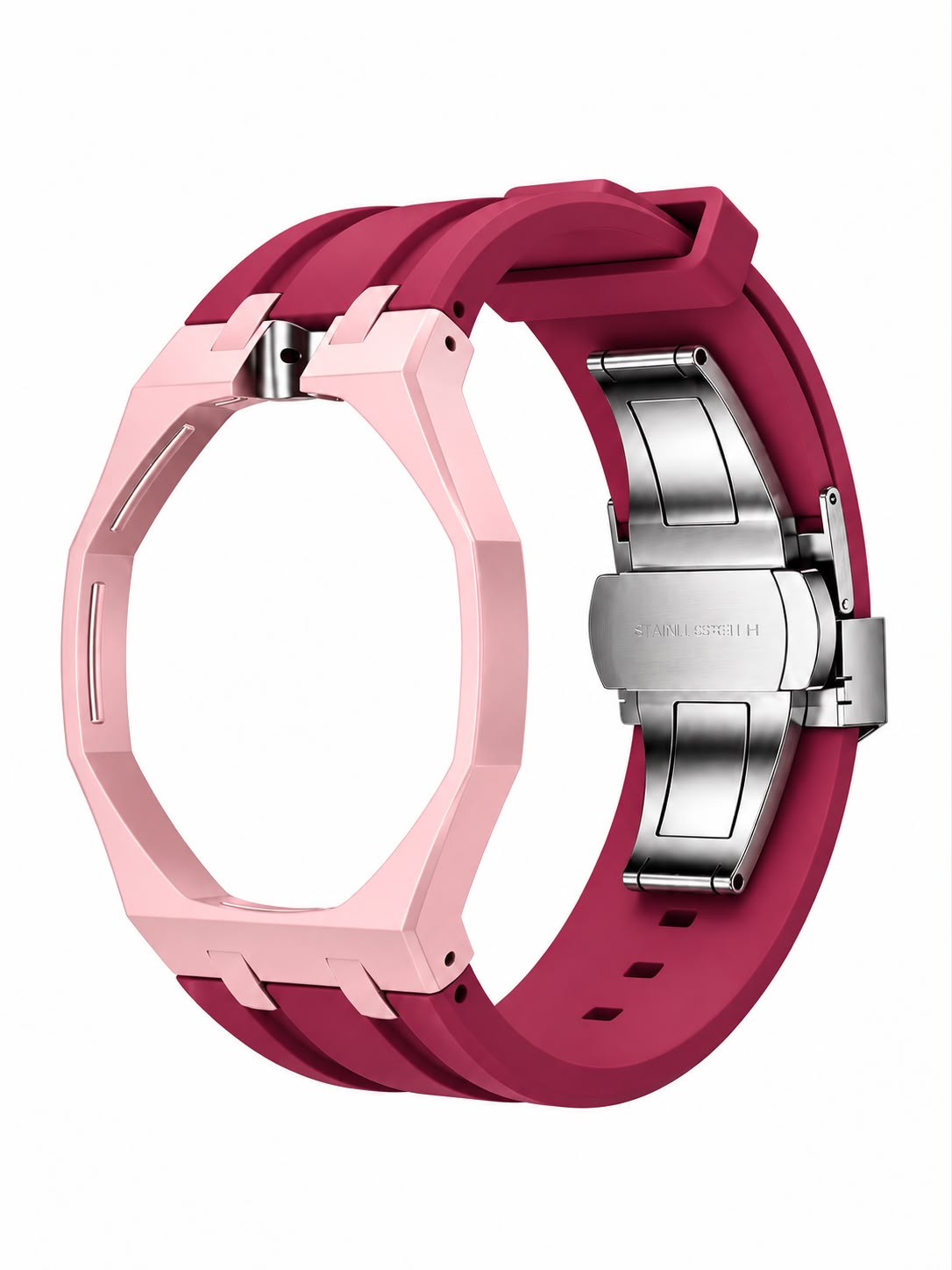Bracelet Céramique & Silicone Compatible Royal Pop Otto Rosso