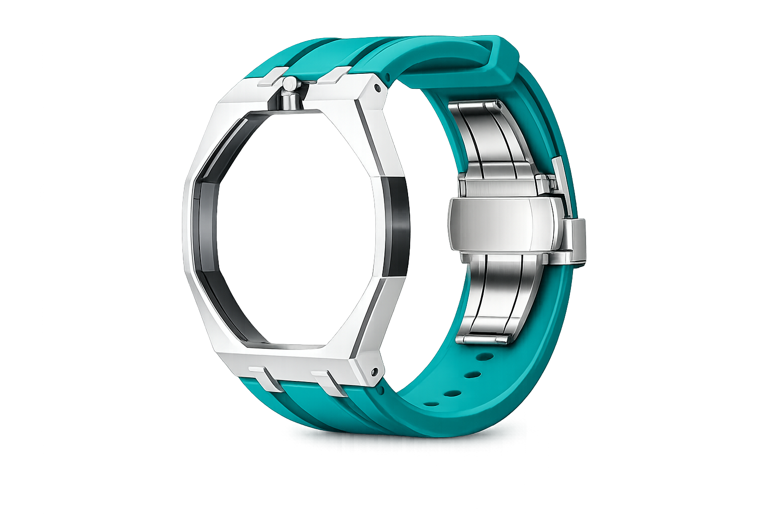 Bracelet Acier & Silicone Compatible Royal Pop