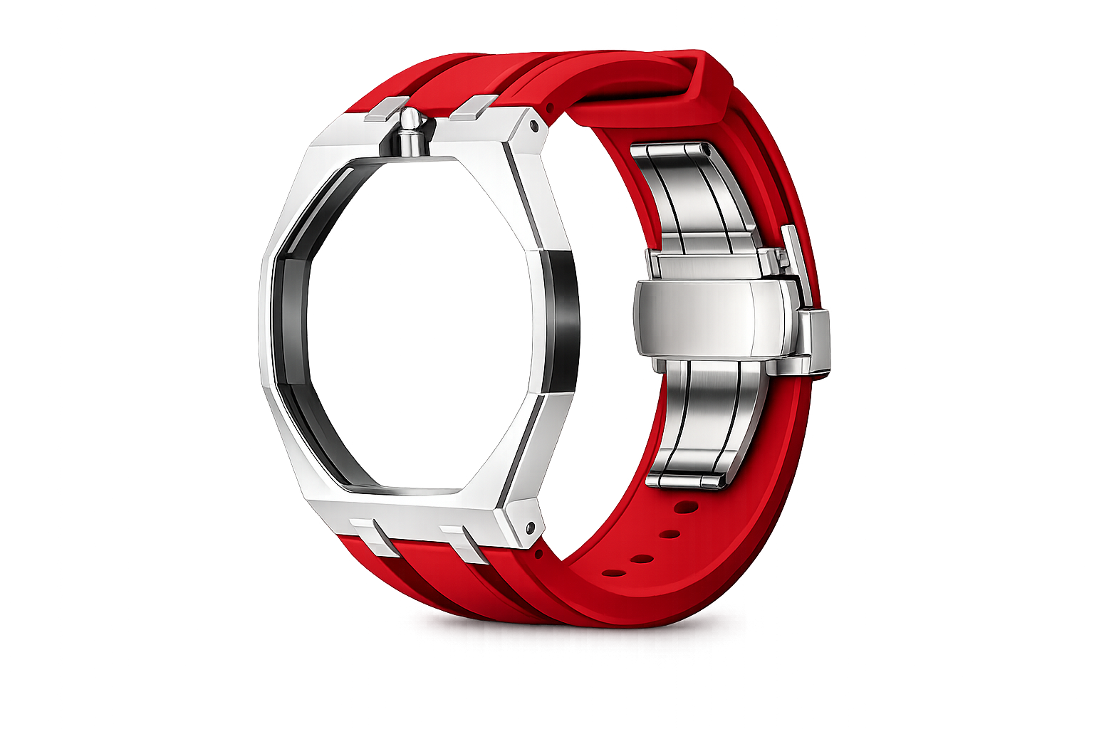 Bracelet Acier & Silicone Compatible Royal Pop
