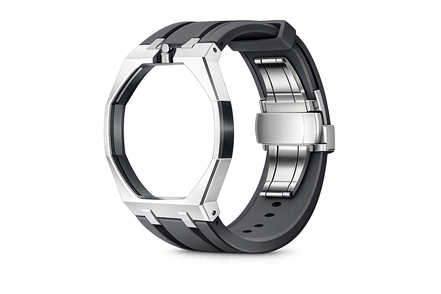 Bracelet Acier & Silicone Compatible Royal Pop