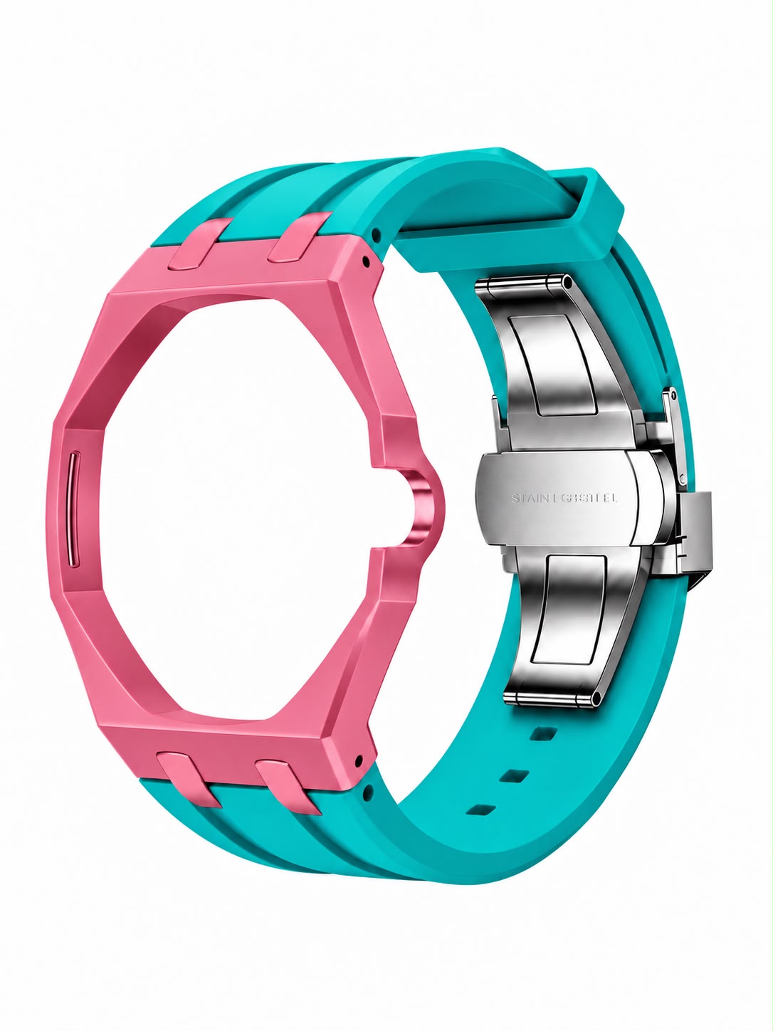 Bracelet Céramique & Silicone Compatible Royal Pop OTG Roz