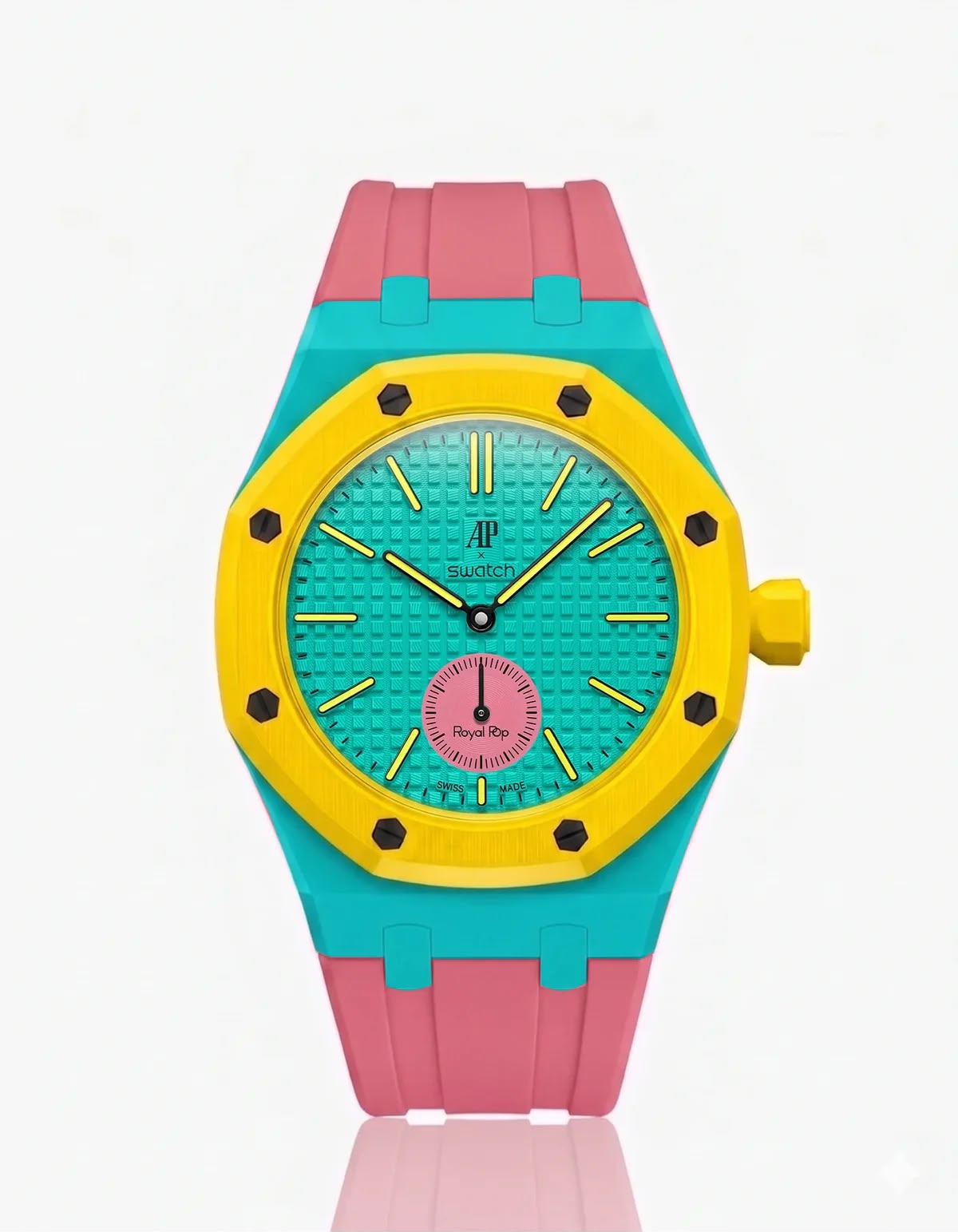 Bracelet Céramique & Silicone Compatible Royal Pop OTG Roz