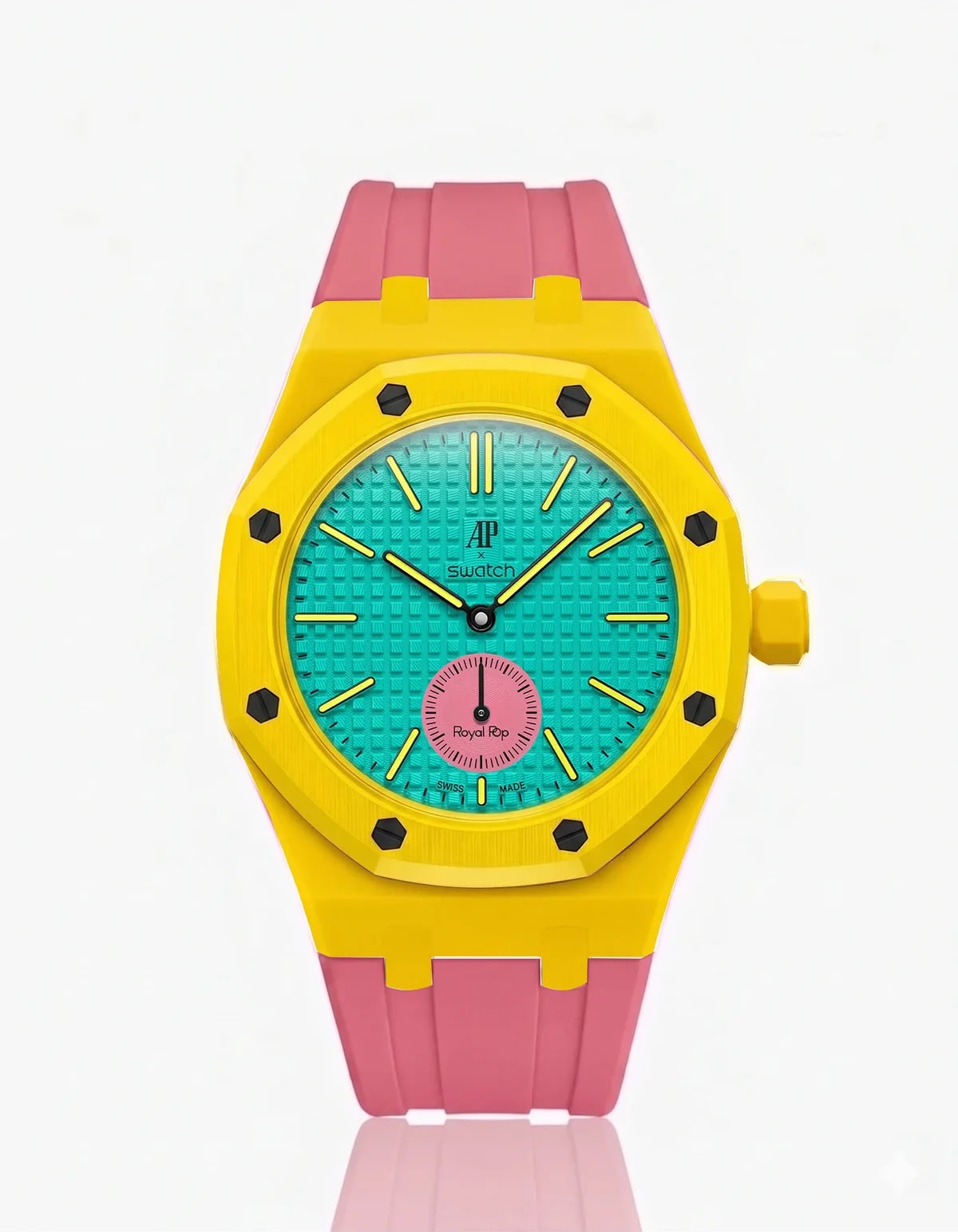 Bracelet Céramique & Silicone Compatible Royal Pop OTG Roz