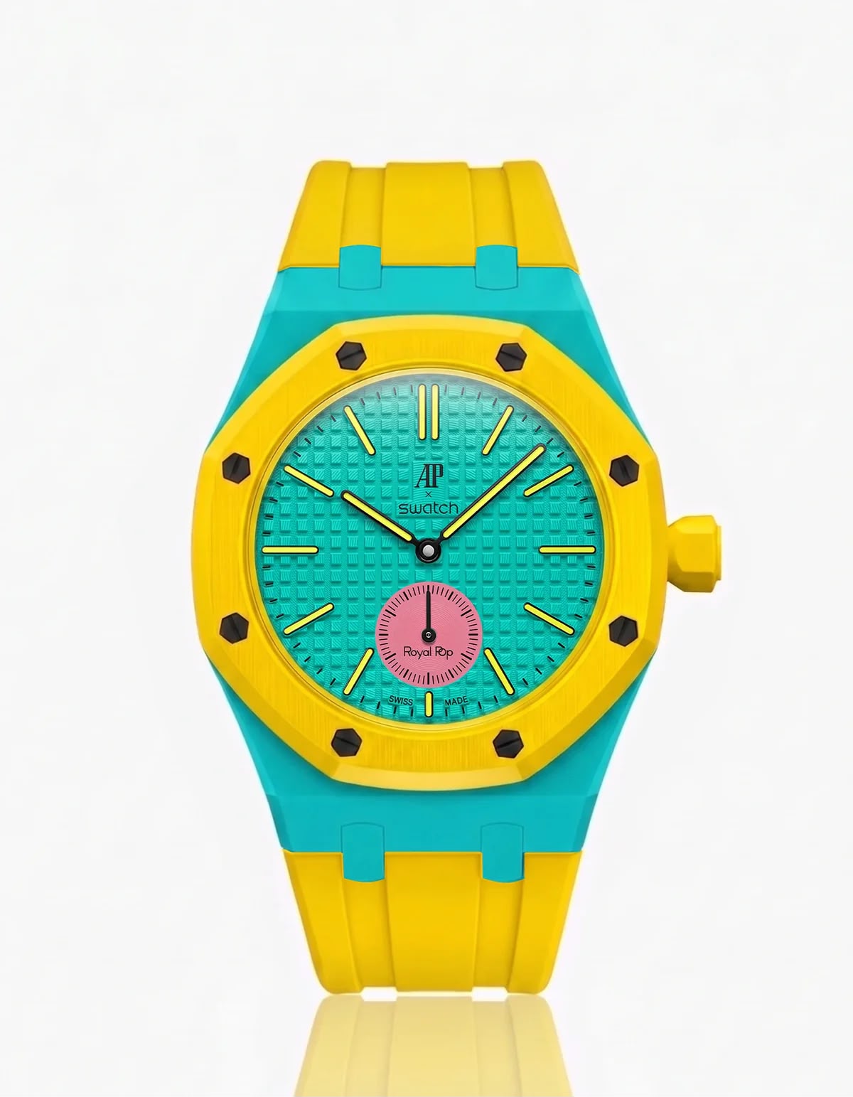 Bracelet Céramique & Silicone Compatible Royal Pop OTG Roz