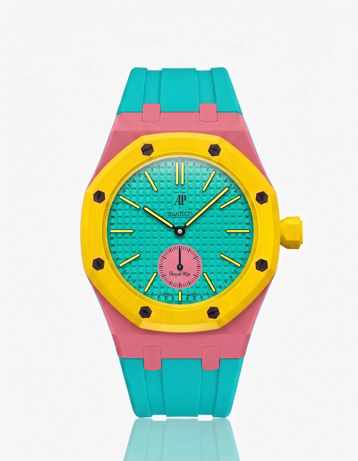 Bracelet Céramique & Silicone Compatible Royal Pop OTG Roz