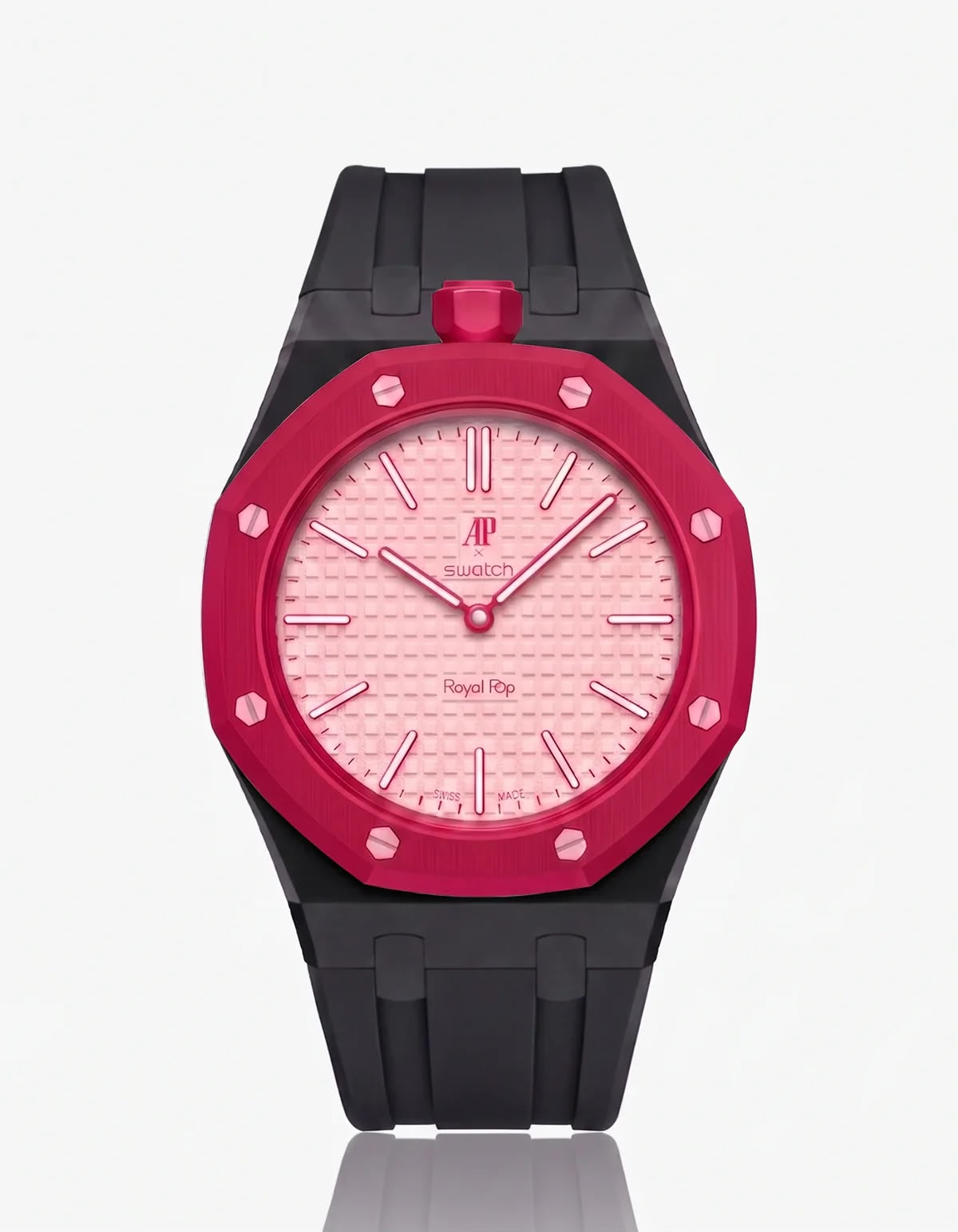 Bracelet Céramique & Silicone Compatible Royal Pop Otto Rosso