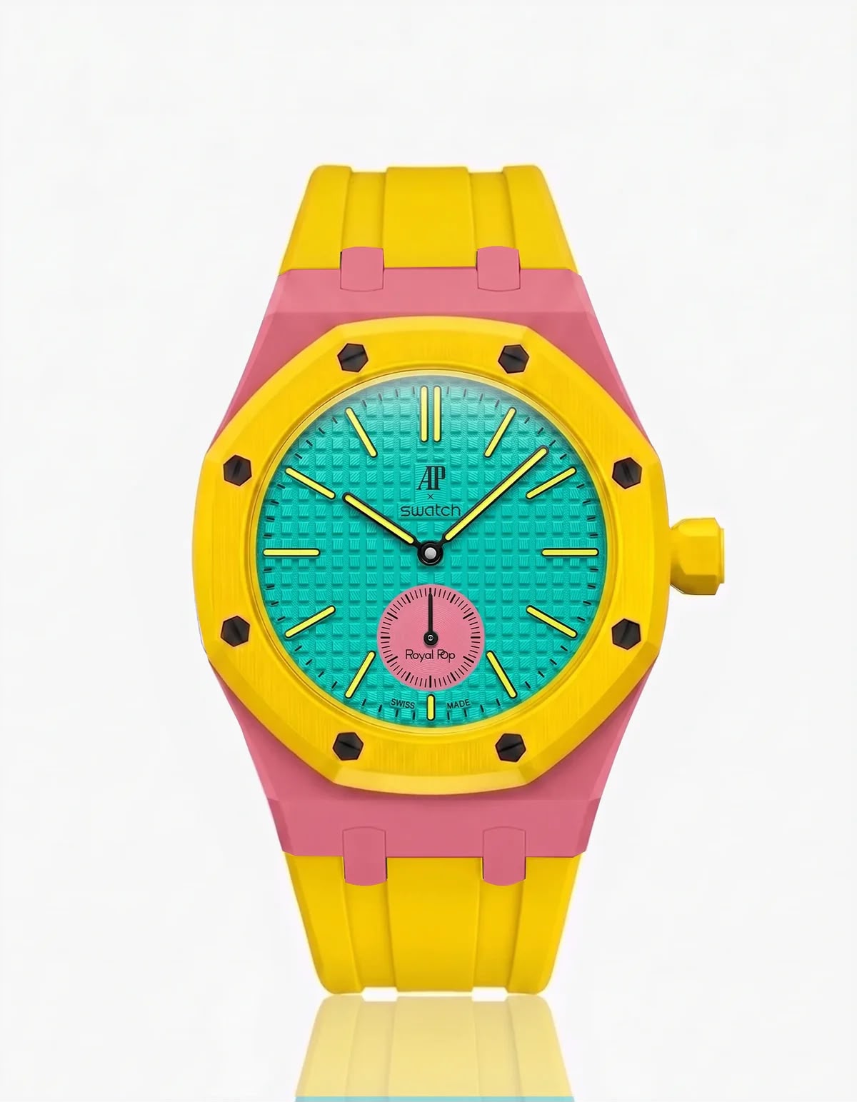 Bracelet Céramique & Silicone Compatible Royal Pop OTG Roz