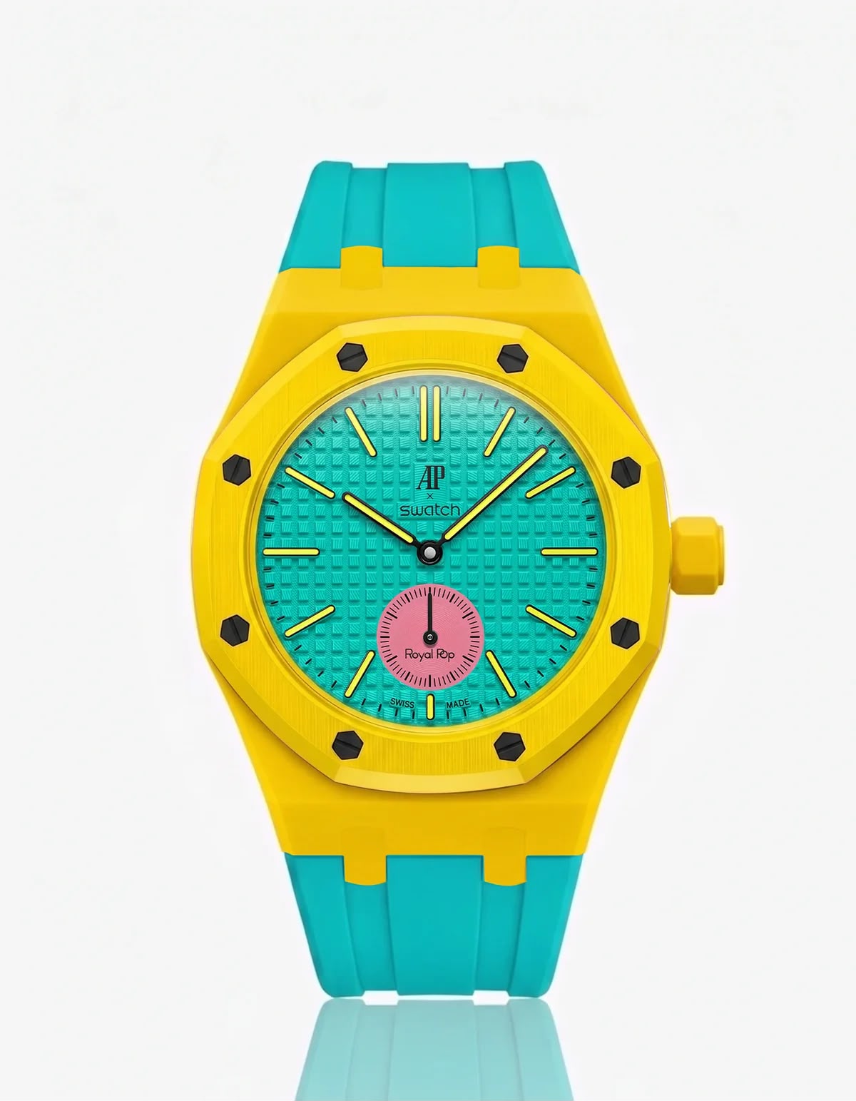 Bracelet Céramique & Silicone Compatible Royal Pop OTG Roz
