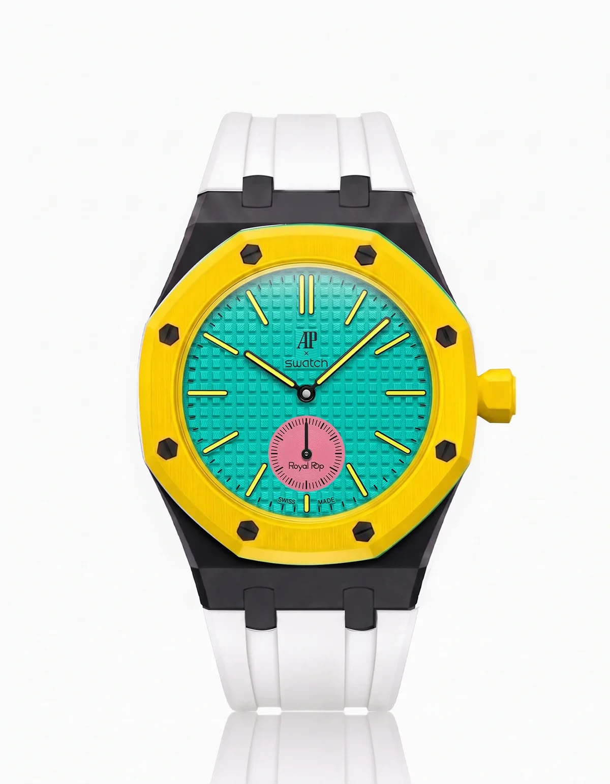 Bracelet Céramique & Silicone Compatible Royal Pop OTG Roz