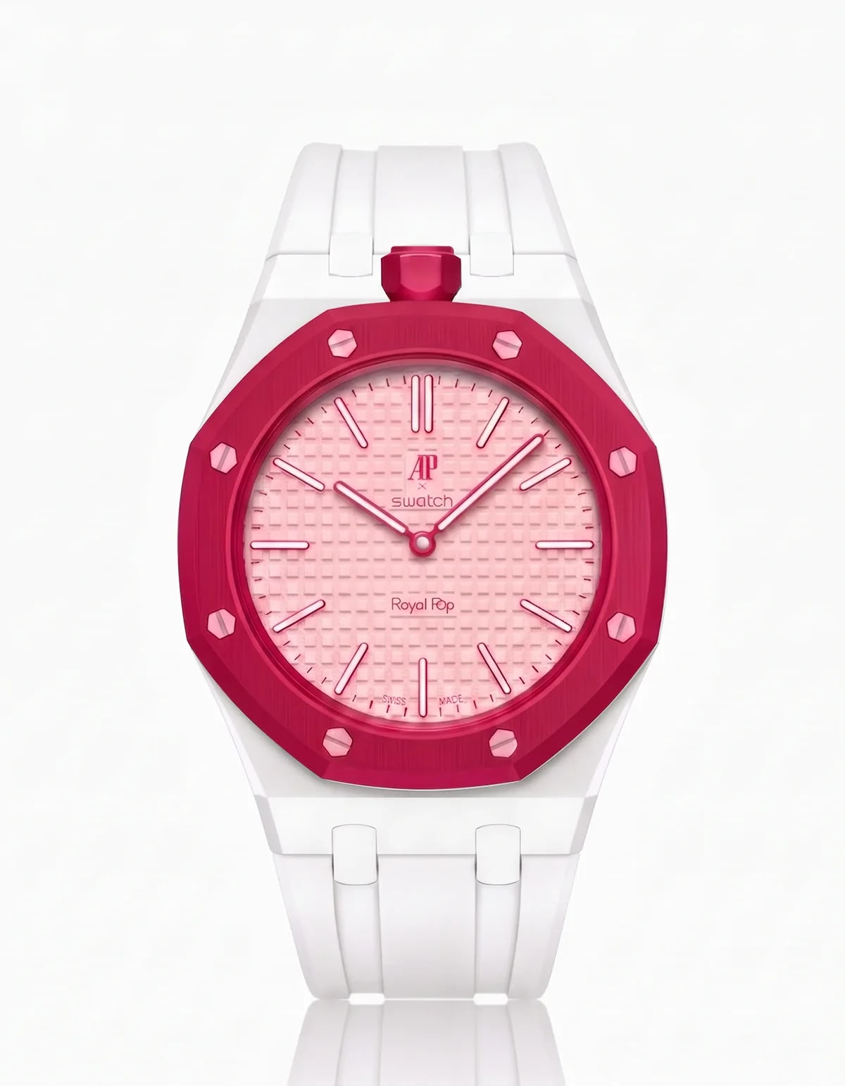 Bracelet Céramique & Silicone Compatible Royal Pop Otto Rosso