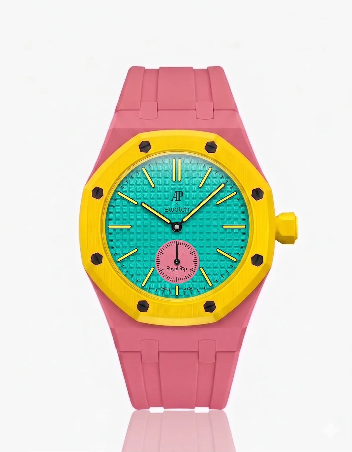 Bracelet Céramique & Silicone Compatible Royal Pop OTG Roz