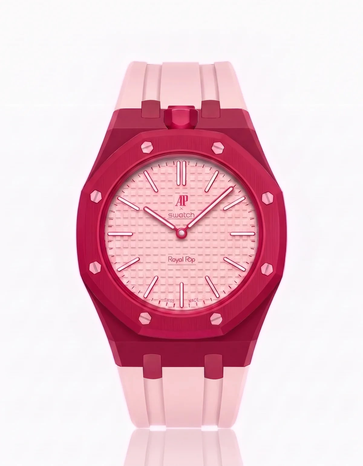 Bracelet Céramique & Silicone Compatible Royal Pop Otto Rosso