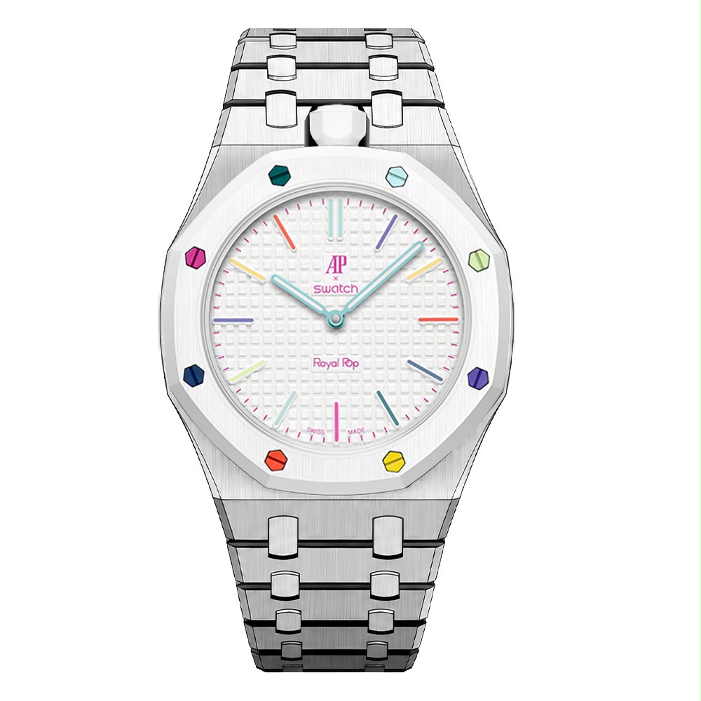 Bracelet Acier Gris Inoxydable Compatible Royal Pop