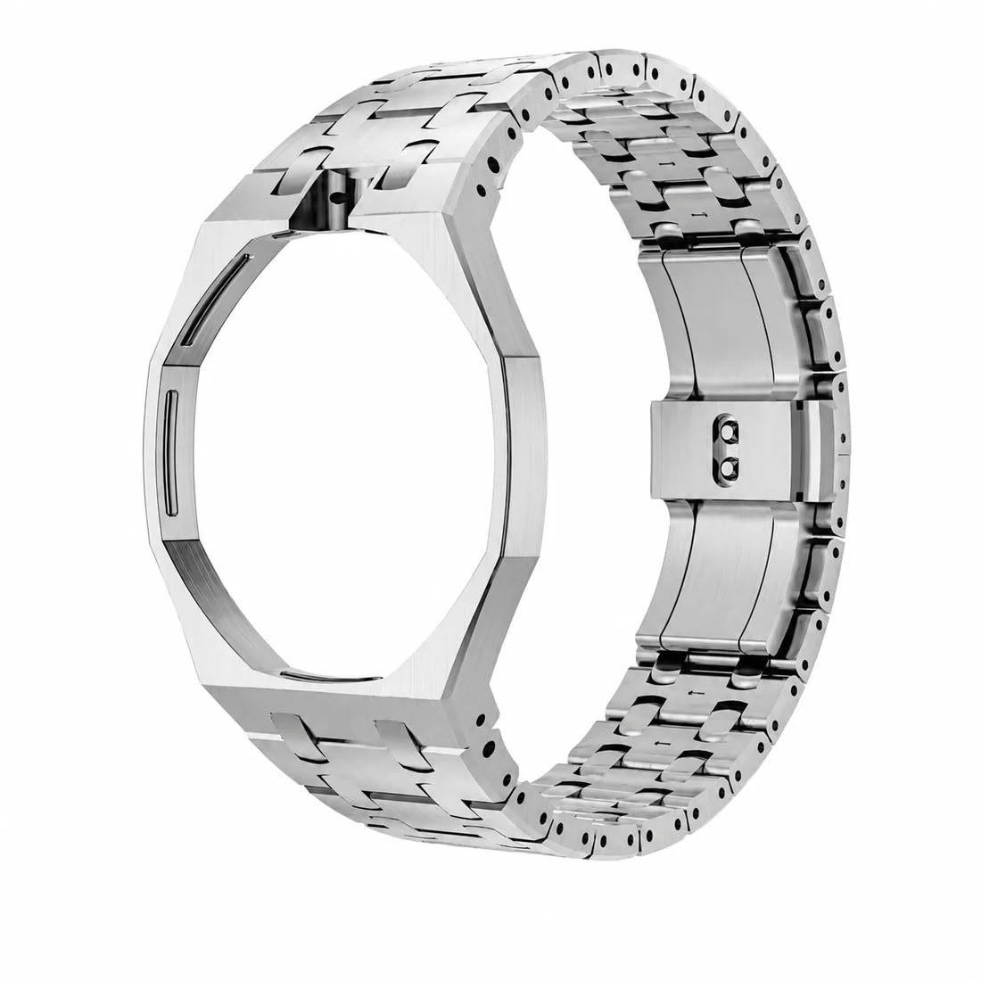 Bracelet Acier Gris Inoxydable Compatible Royal Pop