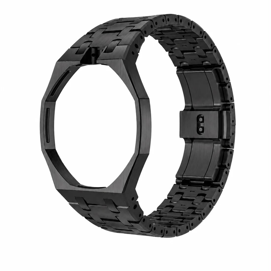 Bracelet Acier Noir Inoxydable Compatible Royal Pop