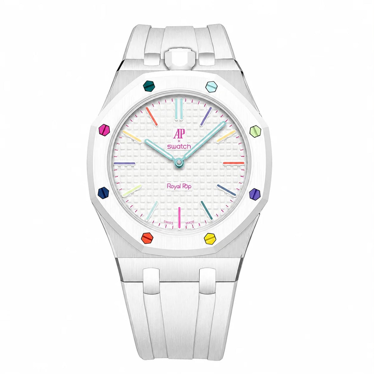 Bracelet Acier & Silicone Compatible Royal Pop