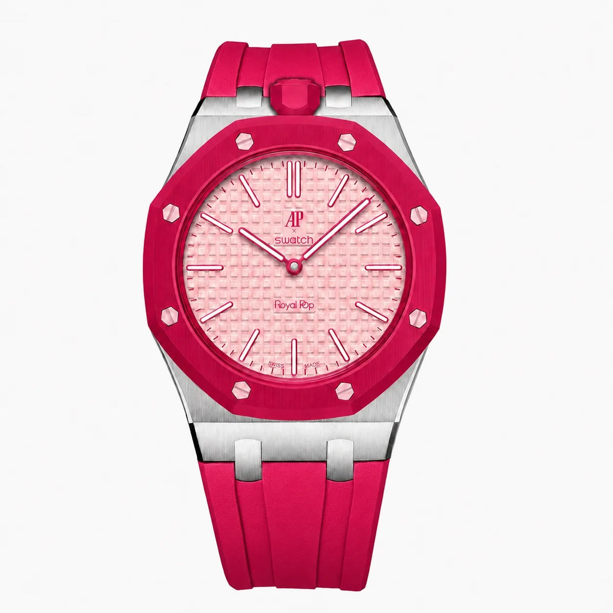 Bracelet Acier & Silicone Compatible Royal Pop