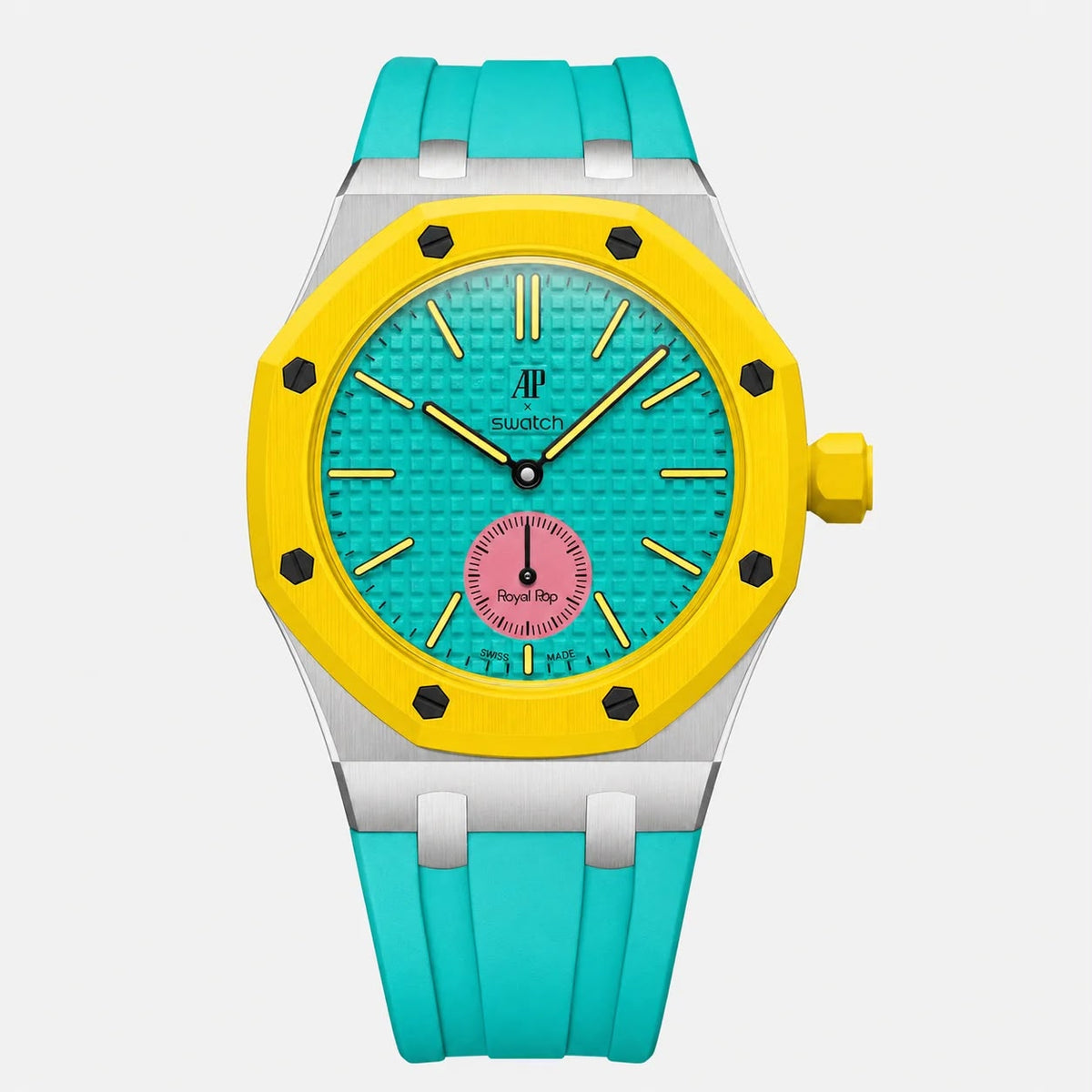 Bracelet Acier & Silicone Compatible Royal Pop