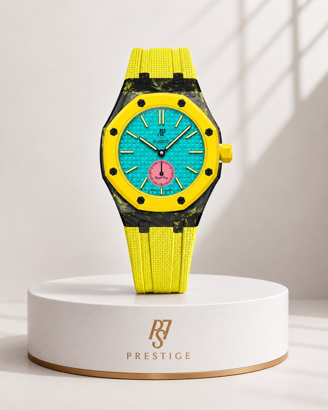 Bracelet Carbone Forgé Compatible Royal Pop